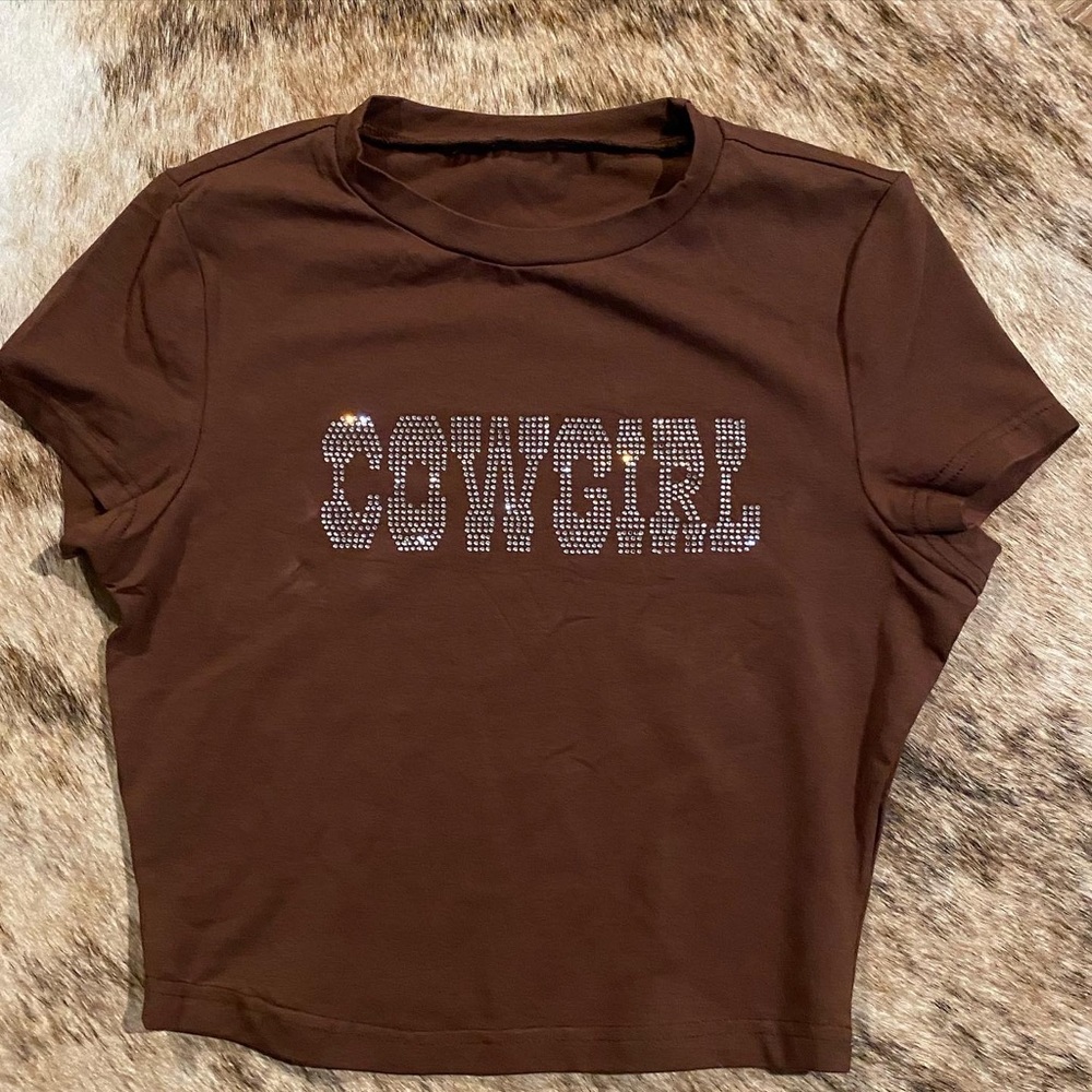 Rhinestone Cowgirl CropTop